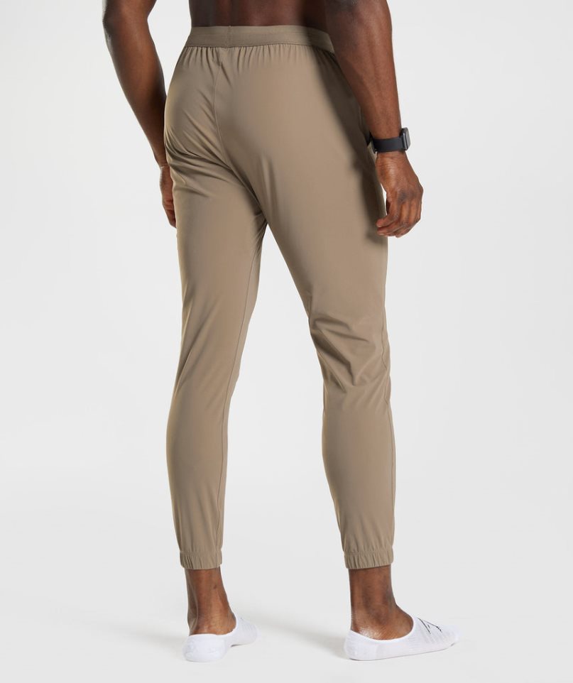 Men's Gymshark Studio Jogger Brown | CA 5N18A6